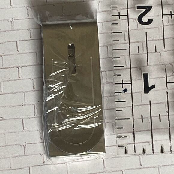 Men's Stainless Steel Money Clip XX - Picture 3 of 5